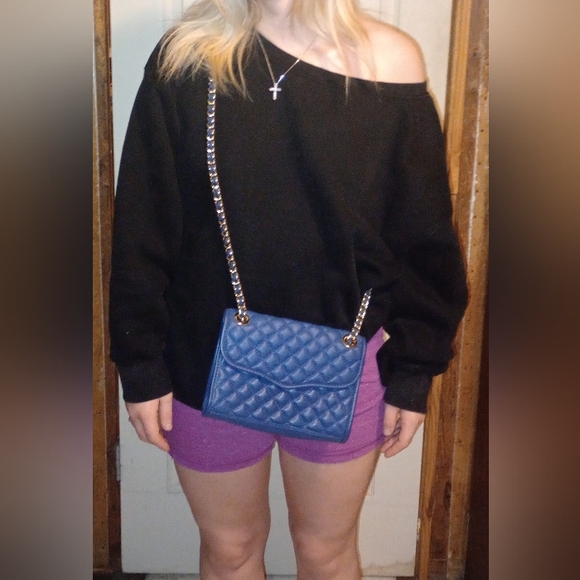 Rebecca Minkoff Classic Quilted Mini Affair Shoulder Bag - Picture 13 of 14